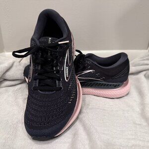 Brooks Glycerine 19 Shoes 9 Wide/D VGUC - Black/Rose Gold